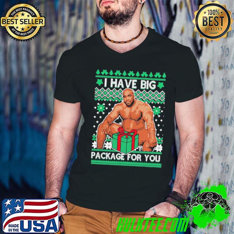 Barry wood I have a big package for you christmas ugly shirt