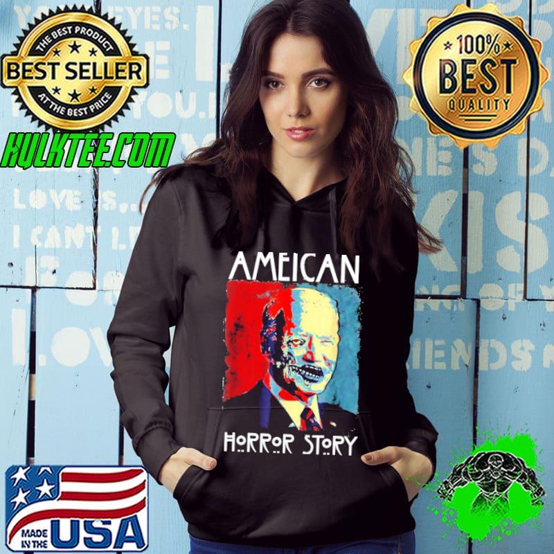 Biden horror American zombie story halloween retro art s Hoodie Biden horror American zombie story halloween retro art s Hoodie