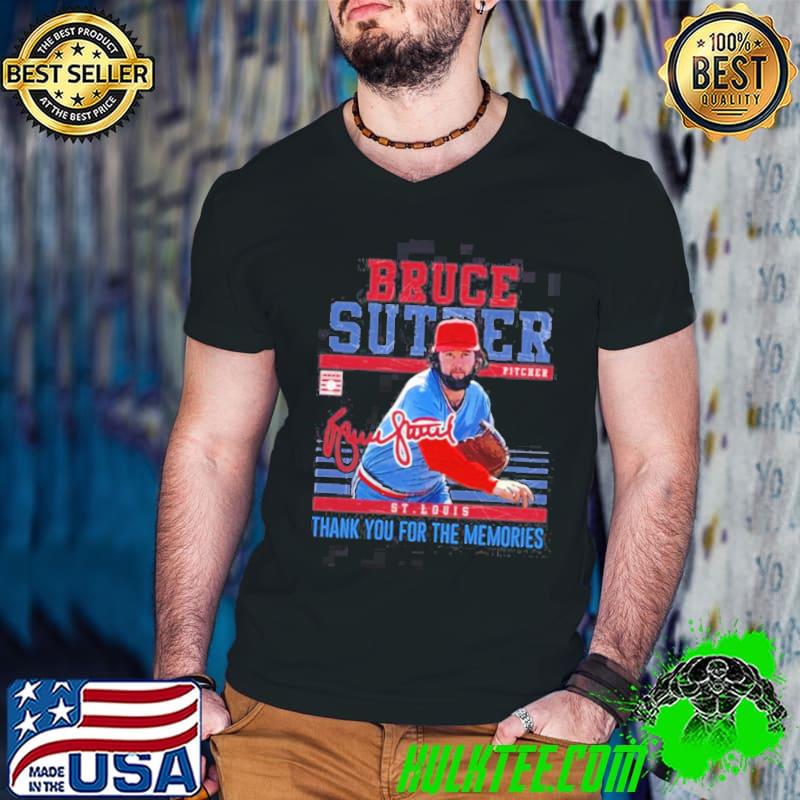 Bruce sutter thank you for the memories 1953 2022 unsiex shirt