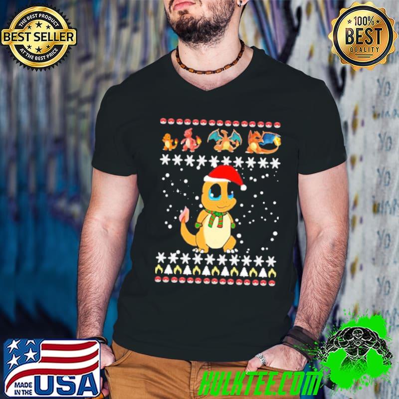 Charmander christmas Pokemon christmas shirt
