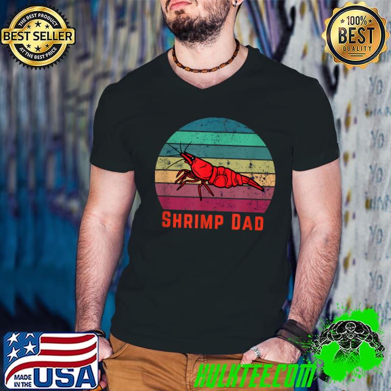 Cherry Shrimp Dad Neocaridina Dwarf Shrimp Keeper Vintage T-Shirt