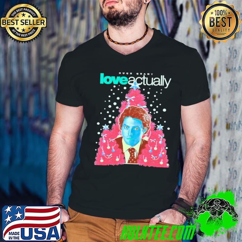 Christmas awesome move hugh grant love actually movie shirt