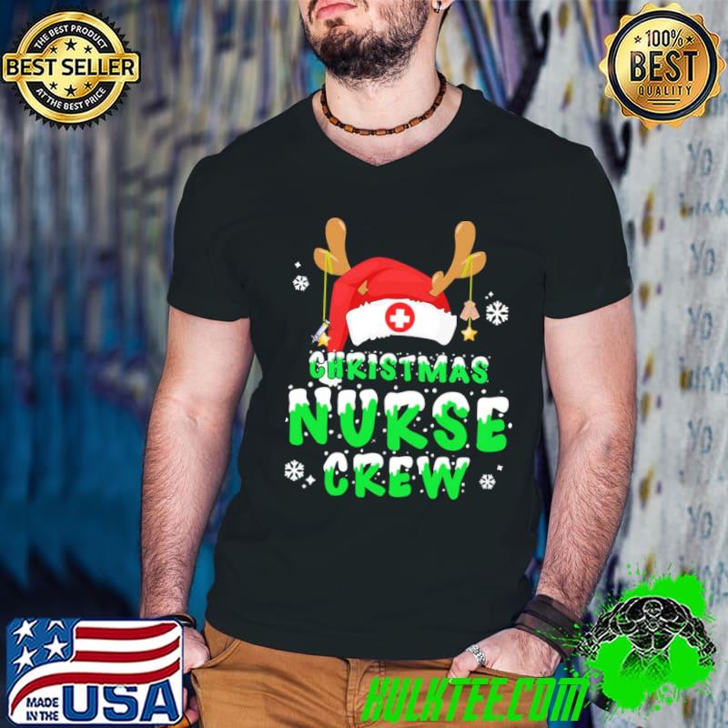 Christmas nurse crew nurse christmas shirt