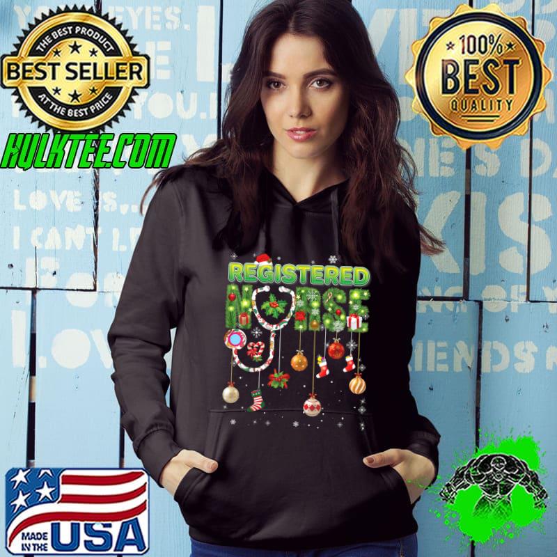 Christmas Registered Nurse Pine Tree Xmas Ornament Sweater T-Shirt Hoodie Christmas Registered Nurse Pine Tree Xmas Ornament Sweater T-Shirt Hoodie