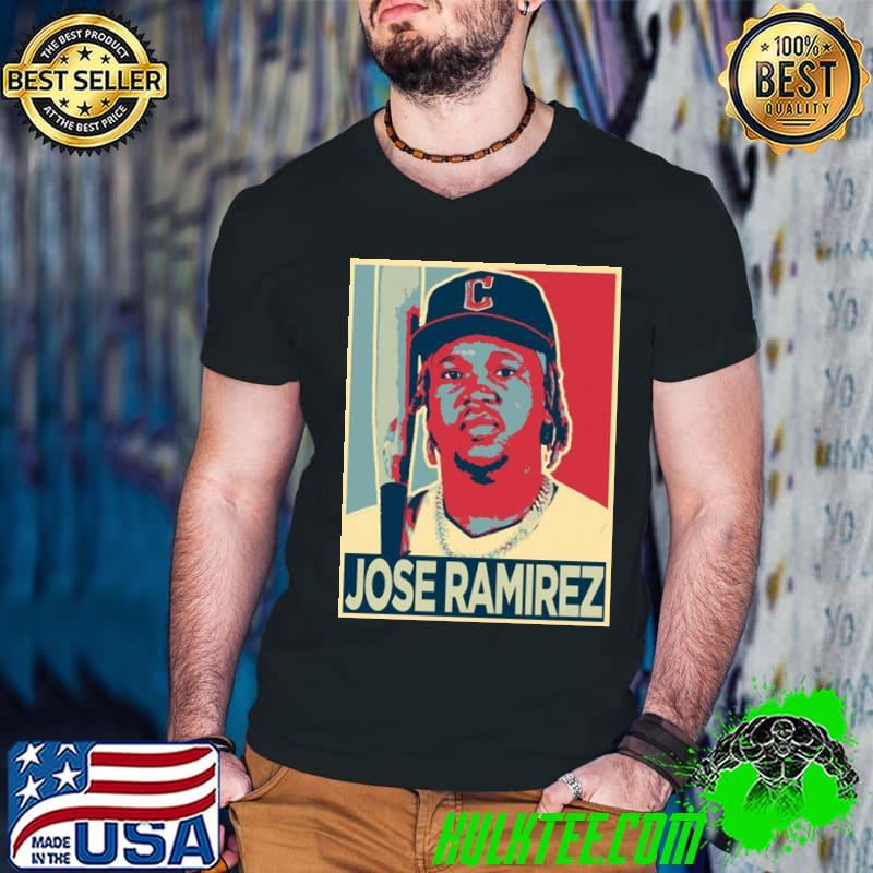 Cleveland guardians jose ramirez retro art shirt