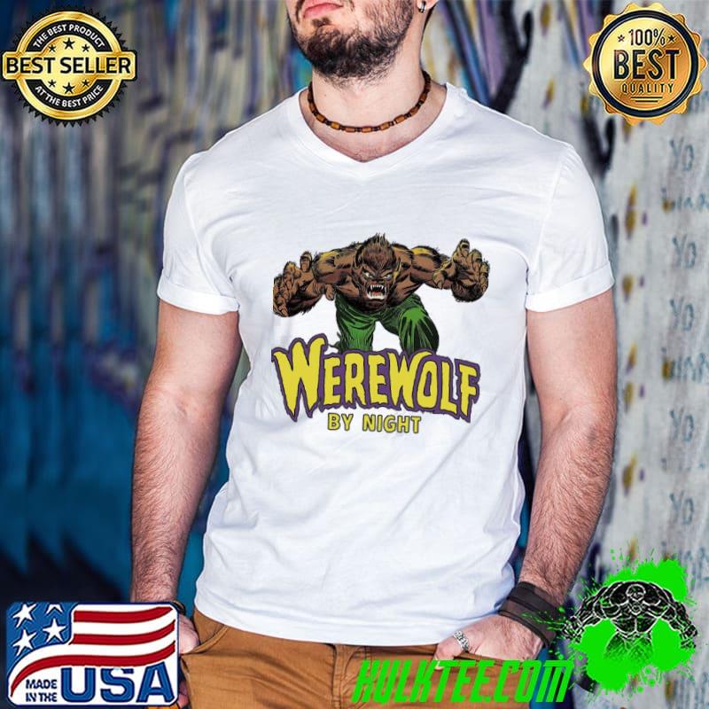 Comics werewolf by night artwork shirt
