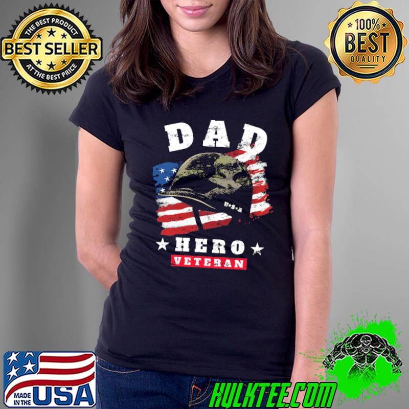 Dad us army veteran father my dad is a veteran new design s Ladies Tee Dad us army veteran father my dad is a veteran new design s Ladies Tee