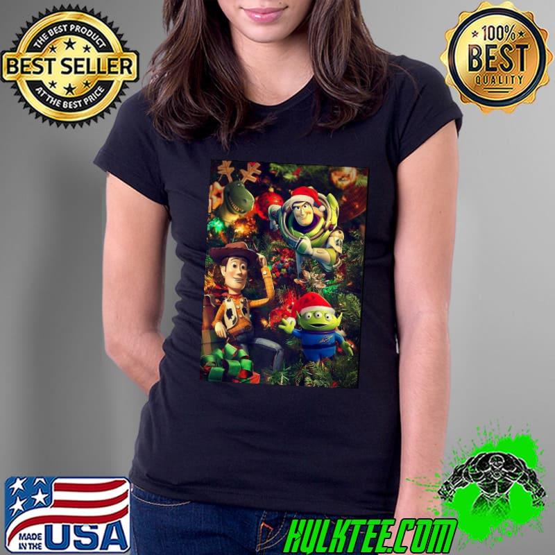 Disney toy story christmas tree ornaments s Ladies Tee Disney toy story christmas tree ornaments s Ladies Tee