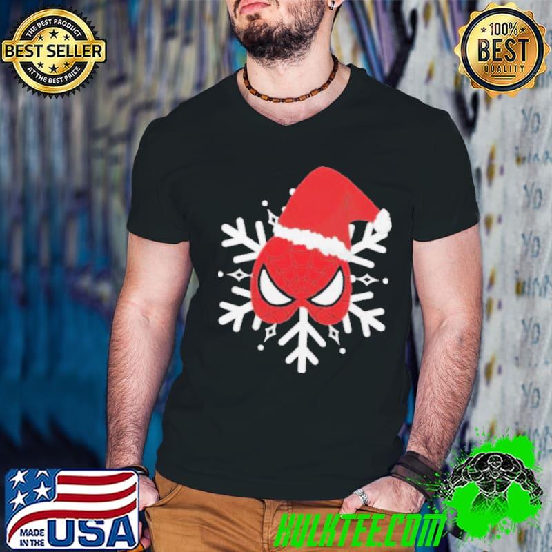 Essential christmas spider santa hat spiderman christmas shirt
