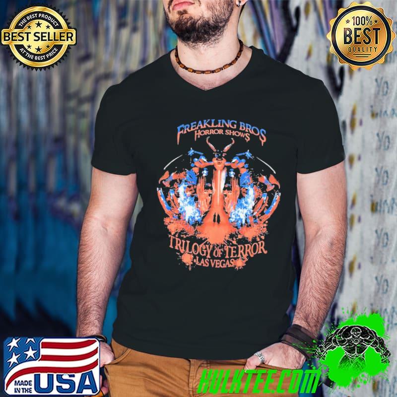Freaking horror shows trilogy of terror las vegas shirt