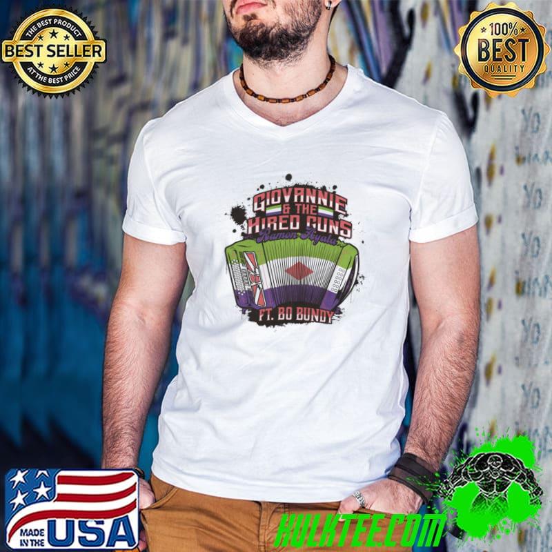 Giovannie and the hired guns ramon ayala bo bundy purple song and lyrics T-Shirt