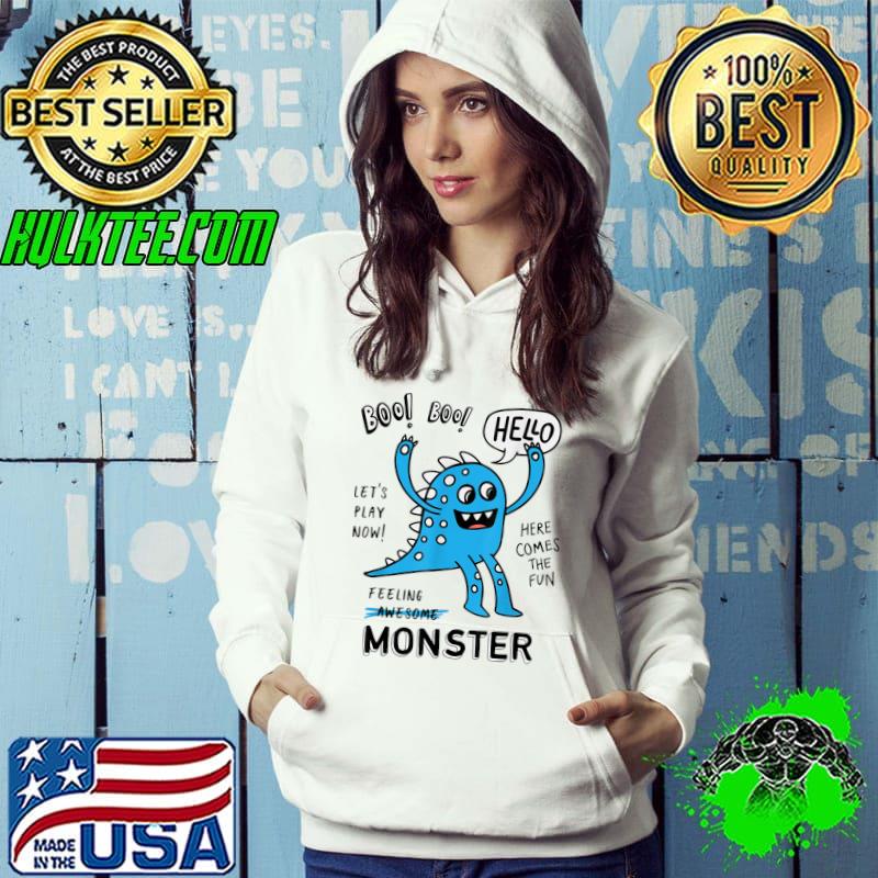 Halloween Boo Boo Monster Illustration Feeling Awesome T-Shirt Hoodie Halloween Boo Boo Monster Illustration Feeling Awesome T-Shirt Hoodie