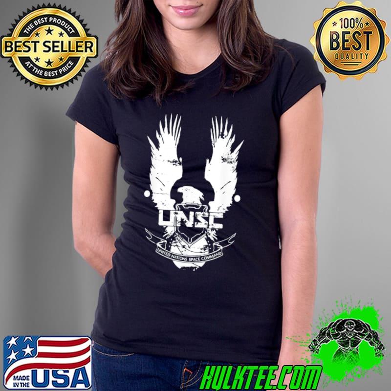 Halo' unsc' worn logo vintage classic s Ladies Tee Halo' unsc' worn logo vintage classic s Ladies Tee