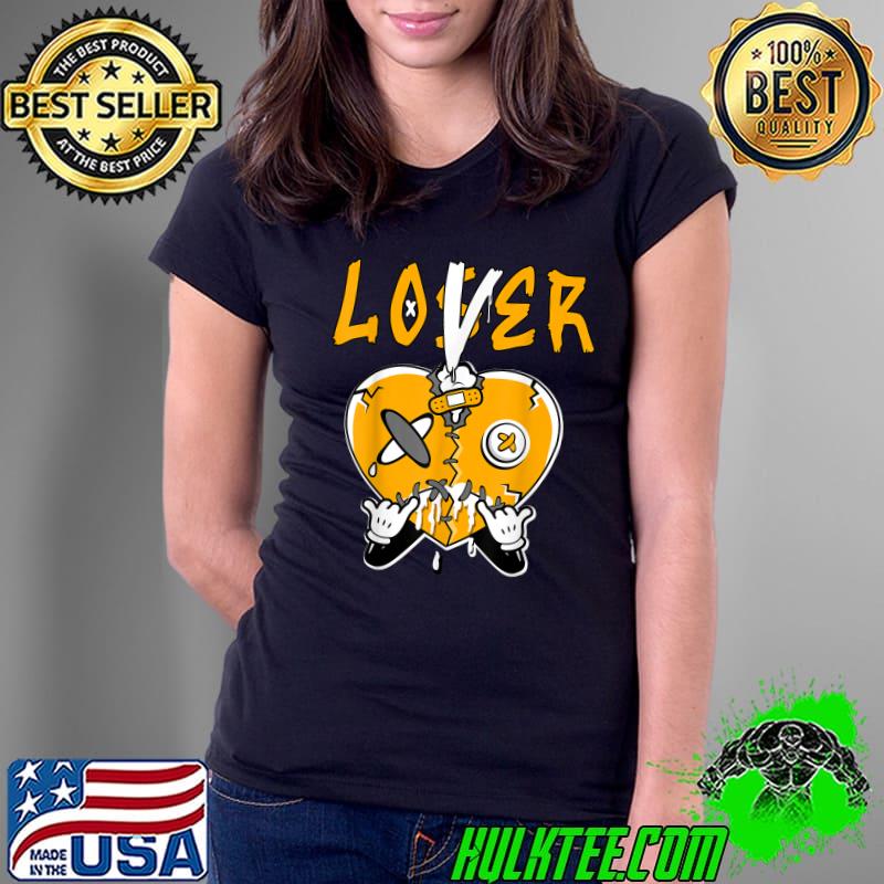 High Yellow Toe Tee Loser Lover Heart OG Yellow Toe 1s T-Shirt Ladies Tee High Yellow Toe Tee Loser Lover Heart OG Yellow Toe 1s T-Shirt Ladies Tee