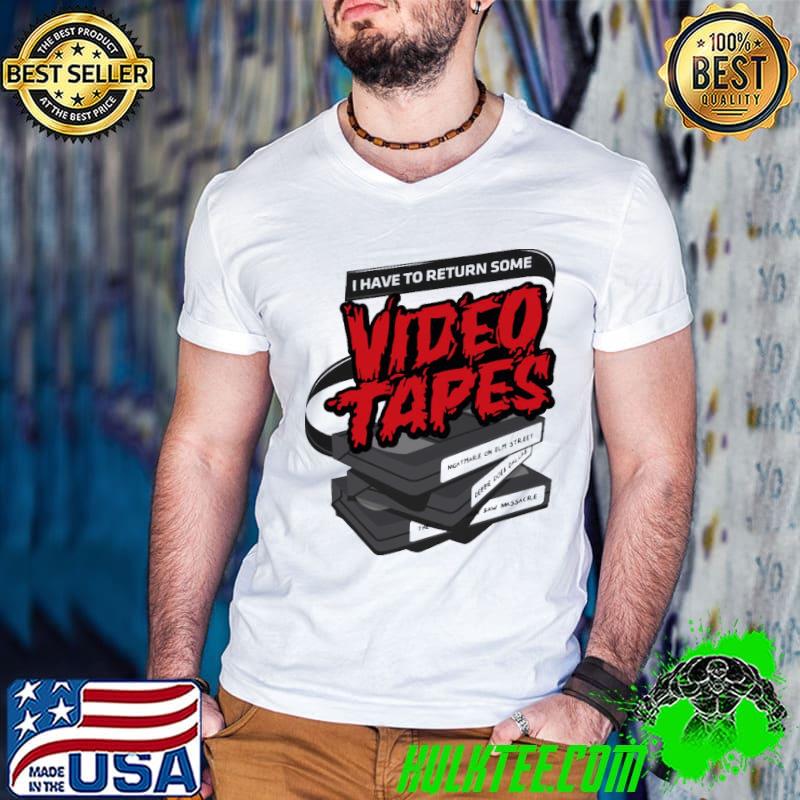 I have some video tapes to return American psycho art shirt
