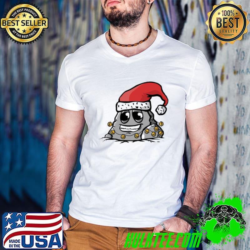 Jingle bell rock santa hat shirt
