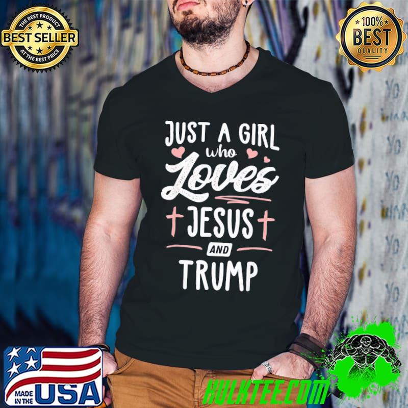 Just a girl who loves Jesus and Trump christmas 2024 shirt