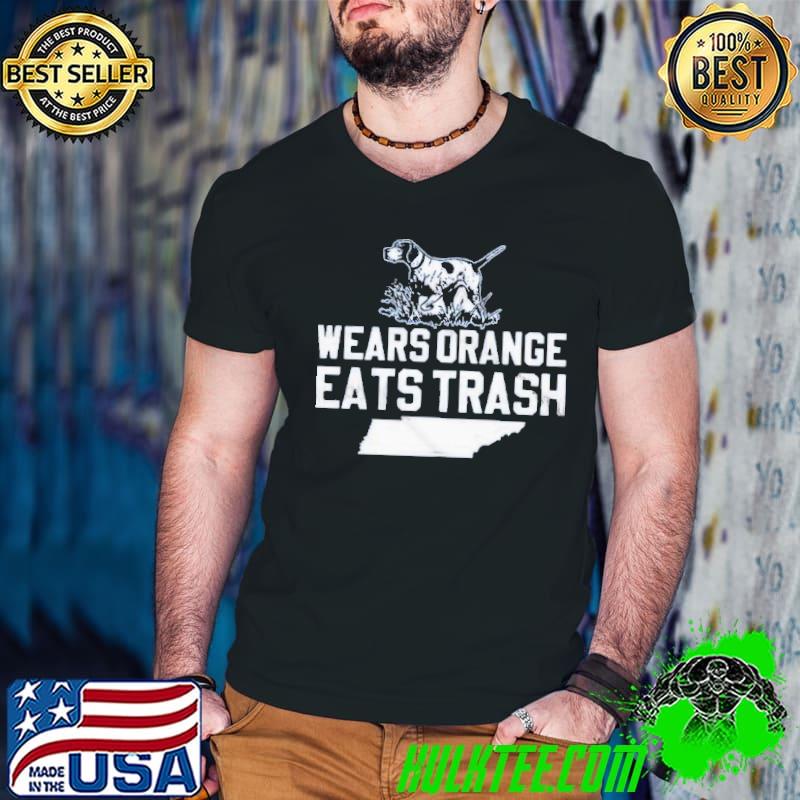 Kentucky Football wears orange eats trash 2022 shirt