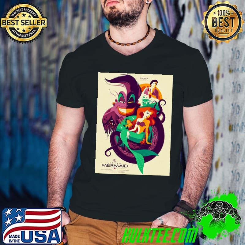 Little mermaid mvoie poster graphic wall art decor shirt