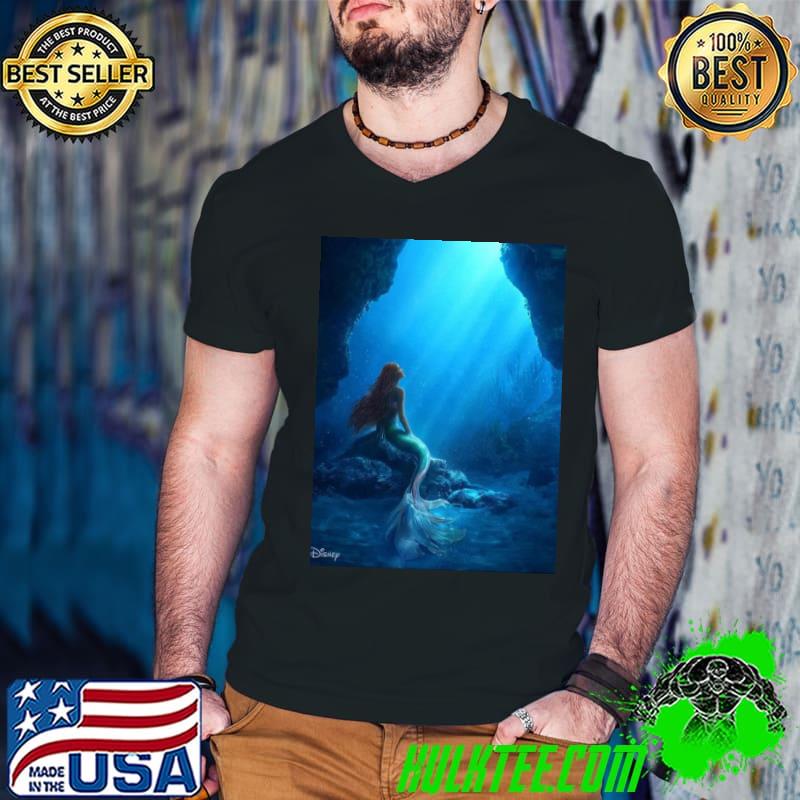 Little mermaid shows ariel looking at the world above shirt