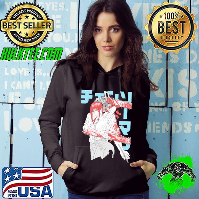 Manga anime character chainsaw warrior chainsaw man s Hoodie Manga anime character chainsaw warrior chainsaw man s Hoodie