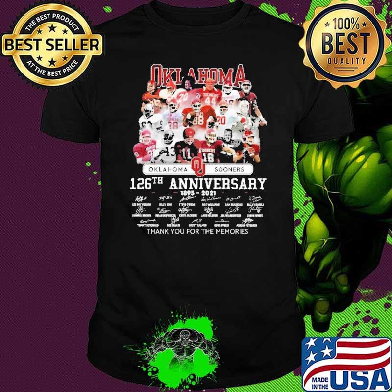 Oklahoma Sooners 126th Anniversary Shirt