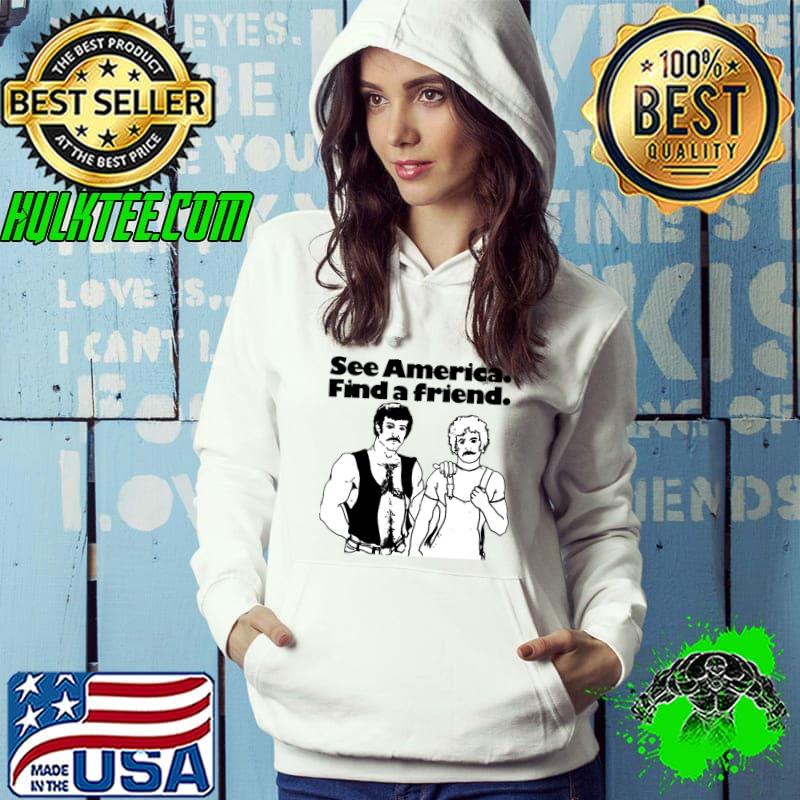 See America Find A Friend Lgbt Couple T-Shirt Hoodie See America Find A Friend Lgbt Couple T-Shirt Hoodie