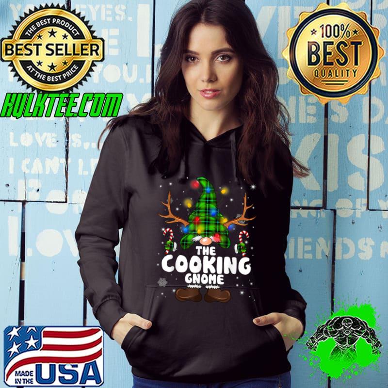 The Cooking Gnome Reindeer Christmas Lights Pajama Family T-Shirt Hoodie The Cooking Gnome Reindeer Christmas Lights Pajama Family T-Shirt Hoodie