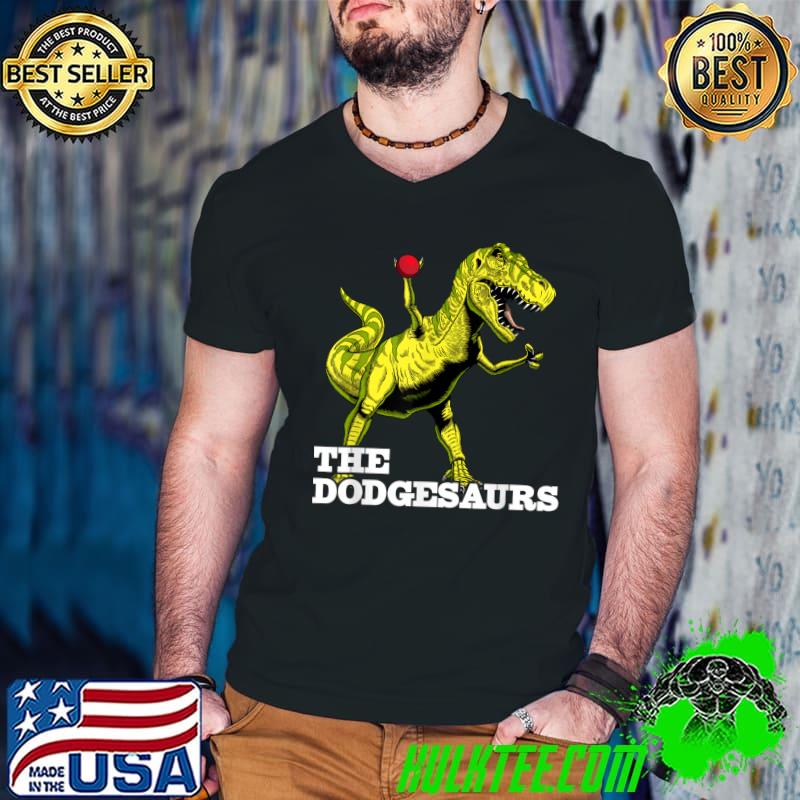 The Dodgesaurs Dodgeball Team Dino Dinosaur Sports T-Shirt