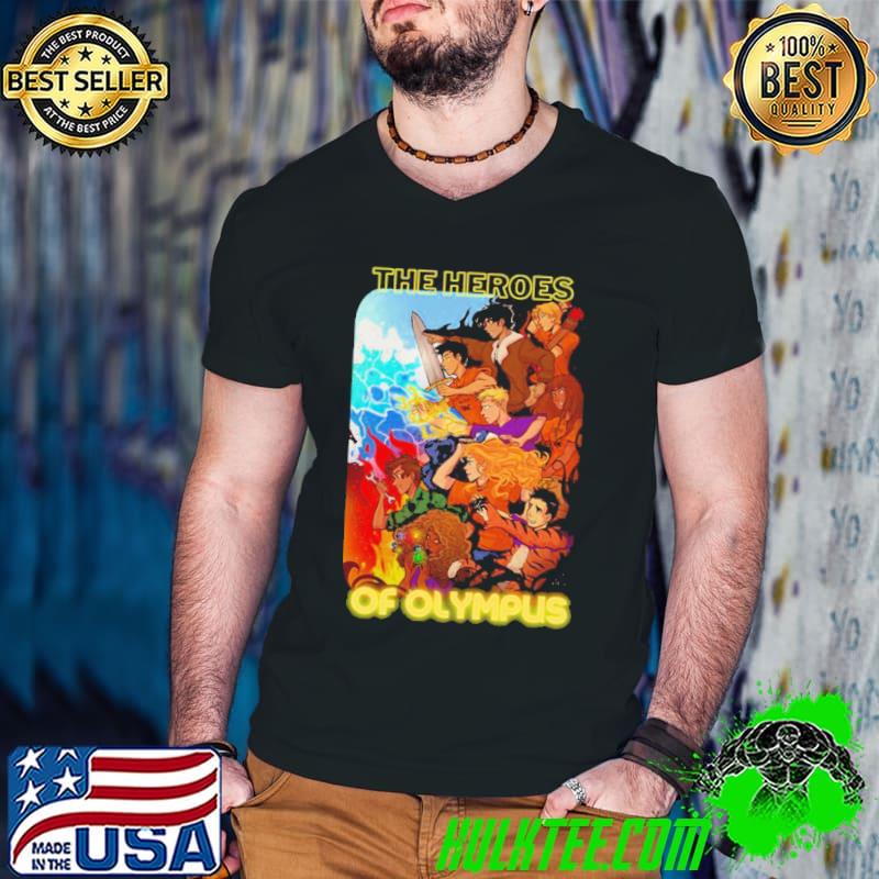 The heroes of olympus animated art shirt