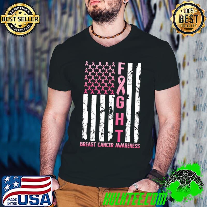 Usa pink flag breast cancer awareness month october shirt Usa pink flag breast cancer awareness month october shirt