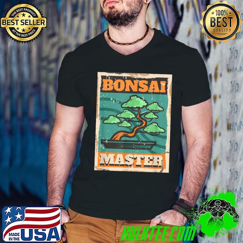 Vintage Bonsai Master Bonzai Tree Lover T-Shirt