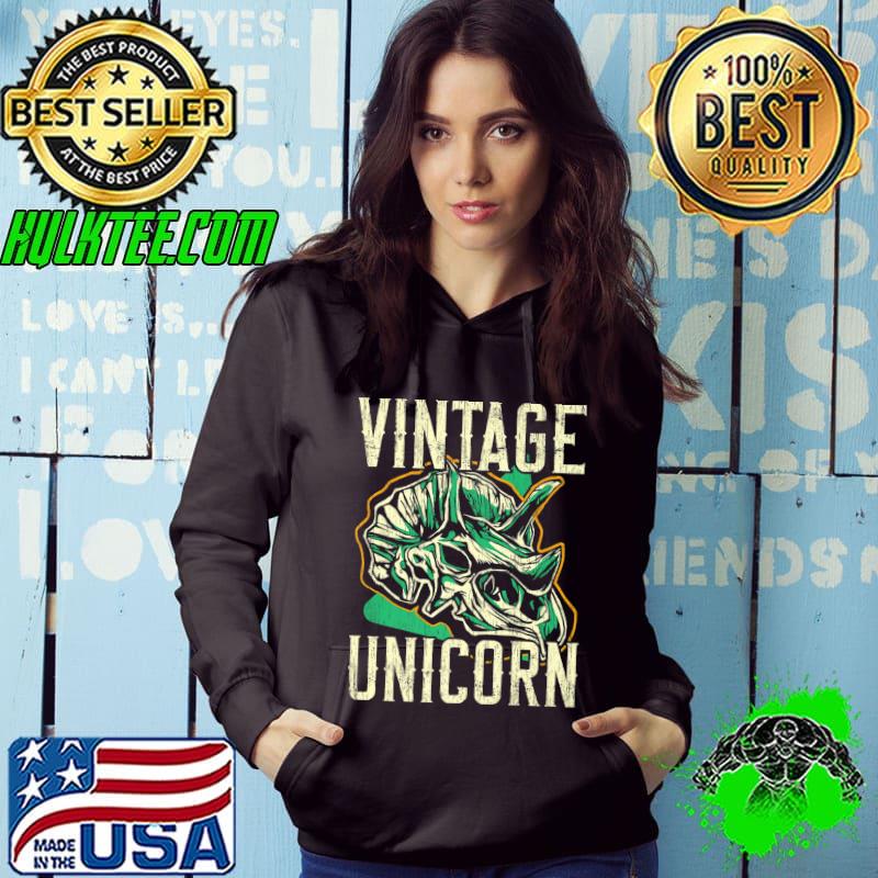 Vintage Unicorn Triceratops Dinosaur Future Paleontologist T-Shirt Hoodie Vintage Unicorn Triceratops Dinosaur Future Paleontologist T-Shirt Hoodie