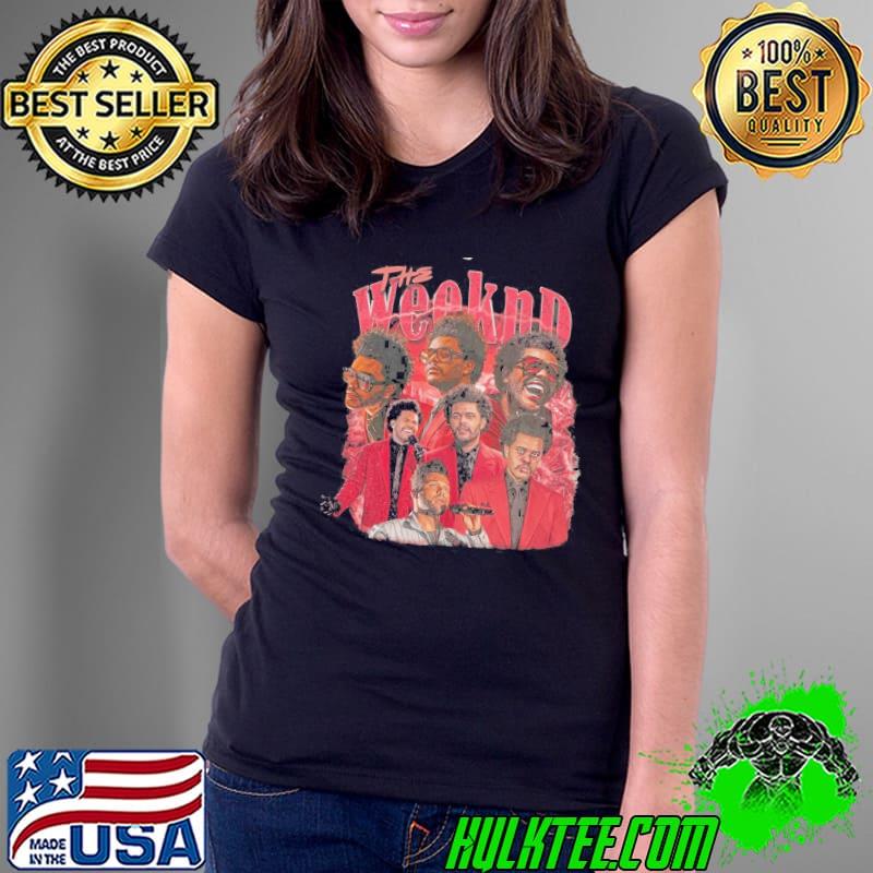 Weeknd after hours tour 2022 vintage front back s Ladies Tee Weeknd after hours tour 2022 vintage front back s Ladies Tee