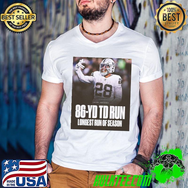 86yd td run longest run of season josh jacos raider Football NFL team 2022 trending classic shirt