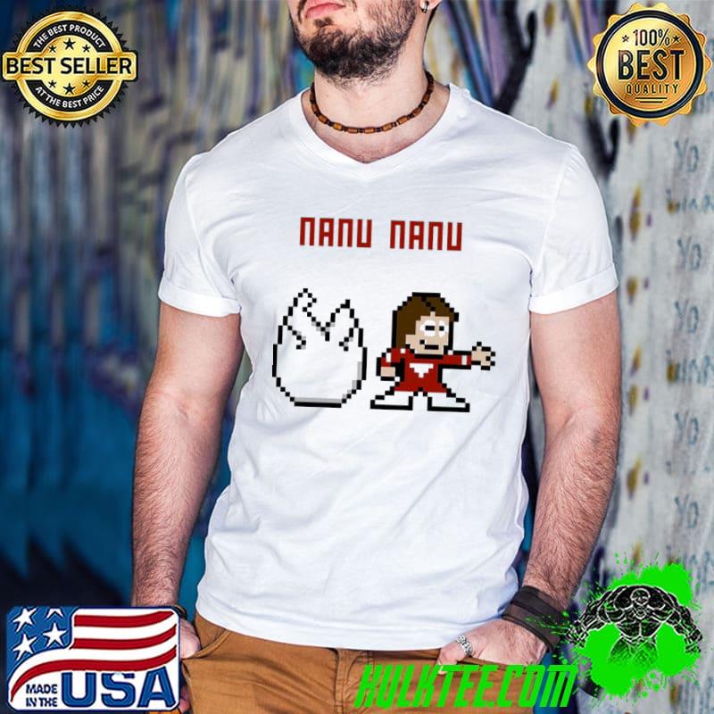 8bit mork robin williams nanu nanu shirt