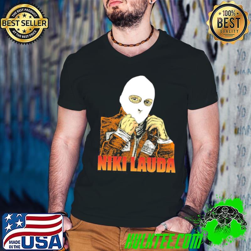 90s design nikI lauda mask icon classic shirt