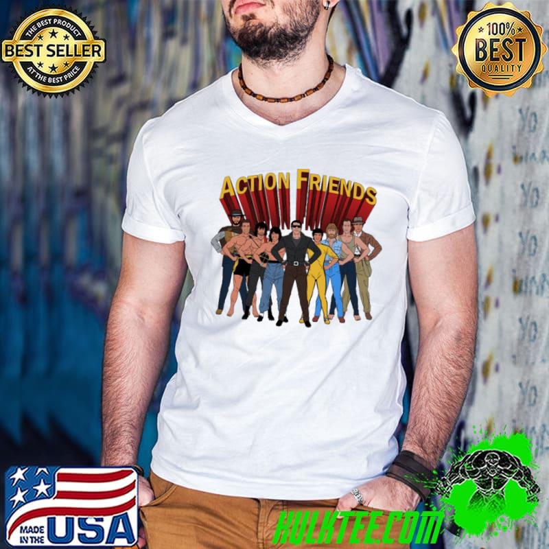 Action friends bruce lee shirt