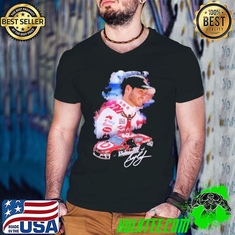 Aesthetic signature design kyle larson car racing pro shirt
