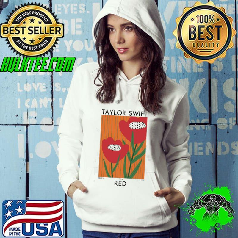Album red flower market ts taylor swft s Hoodie Album red flower market ts taylor swft s Hoodie