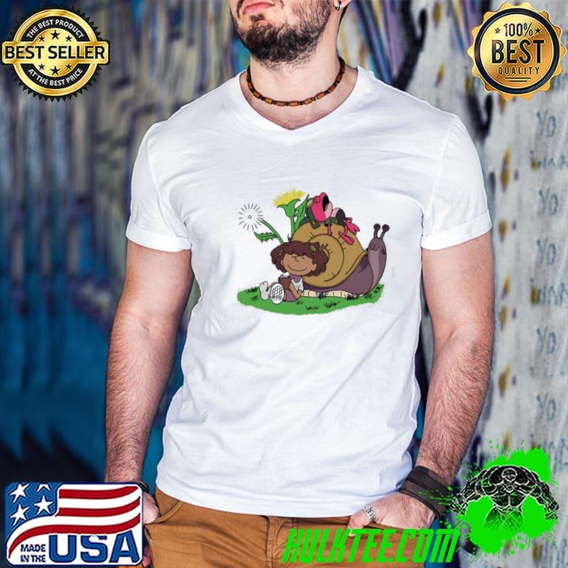 Amphibia animated cartoon Snoopy Peanuts inspired classic shirt