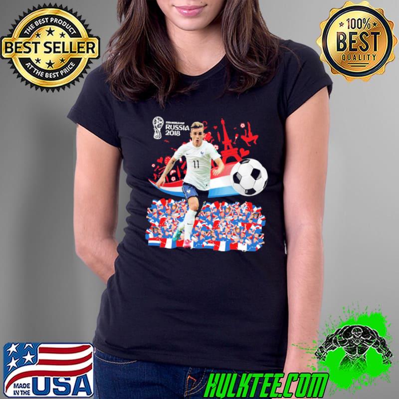 Antoine griezmann at the world cup Russia 2018 classic s Ladies Tee Antoine griezmann at the world cup Russia 2018 classic s Ladies Tee