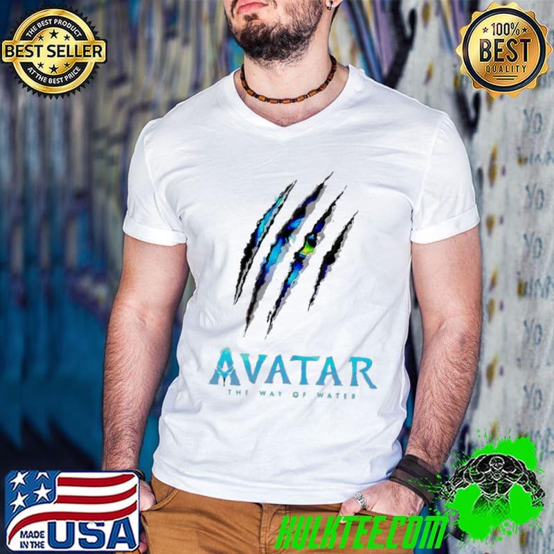 Best avatar 2 the way of water claw scratch and logo shirt