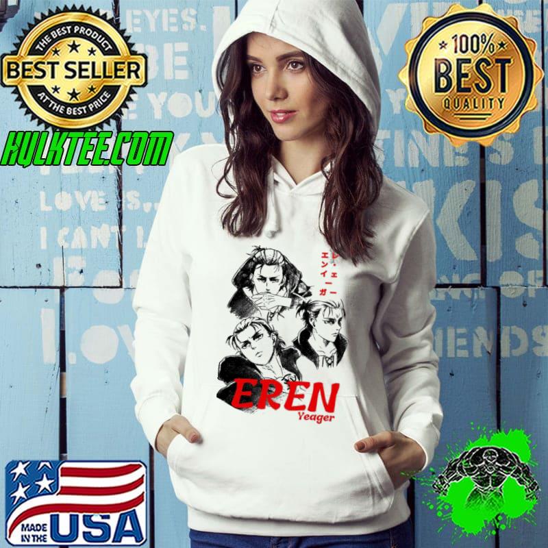 Black aesthetic design eren yeager classic s Hoodie Black aesthetic design eren yeager classic s Hoodie