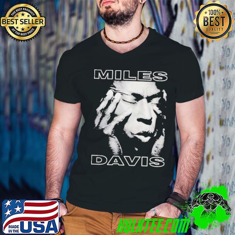Black and white design miles davis classic shirt