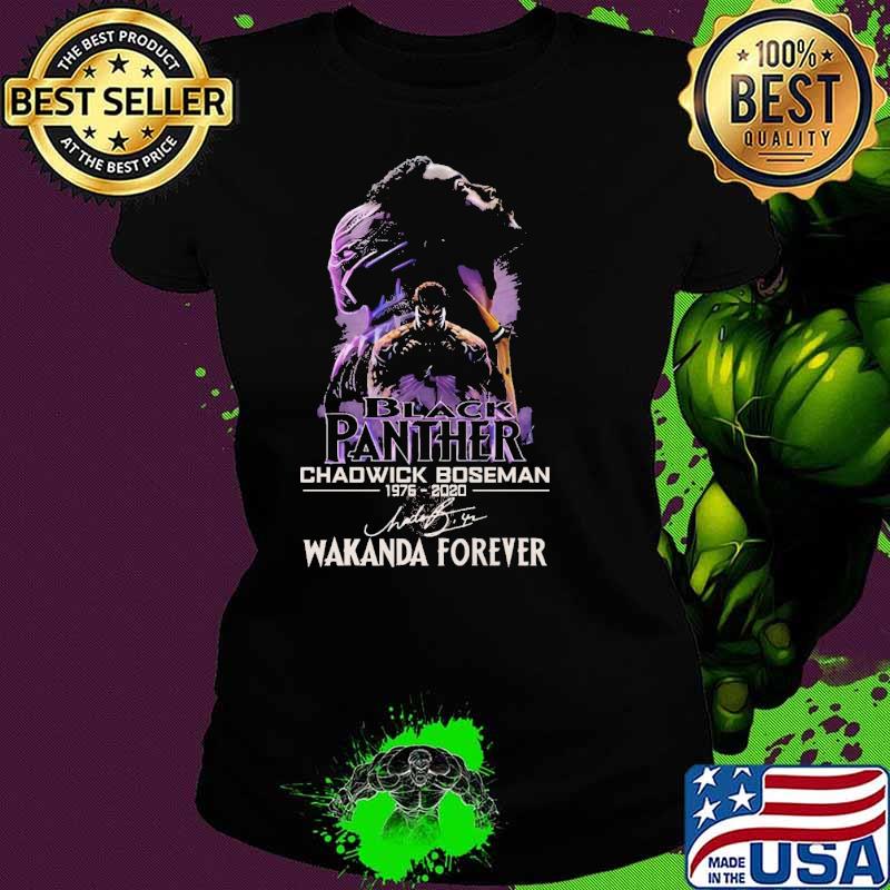 Black Panther Chadwick Boseman Wakanda Forver Shirt Ladies tee Black Panther Chadwick Boseman Wakanda Forver Shirt Ladies tee