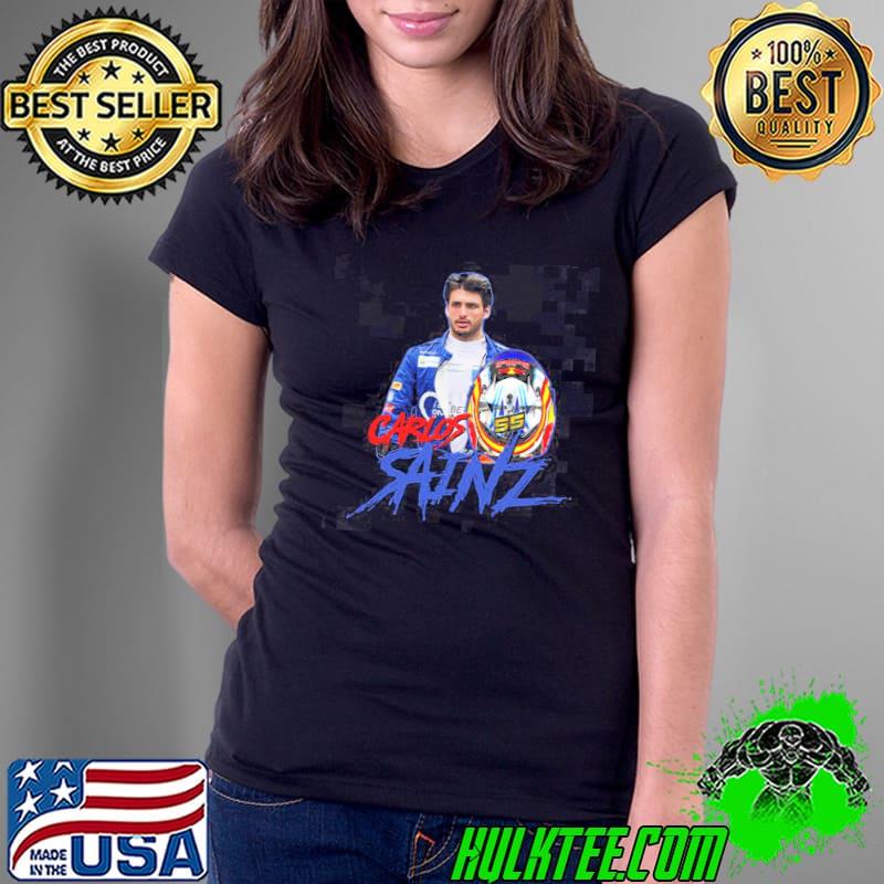 Blue design carlos sainz jr formula 1 classic s Ladies Tee Blue design carlos sainz jr formula 1 classic s Ladies Tee
