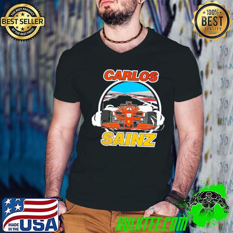 Car art carlos sainz the 55 formula 1 classic shirt