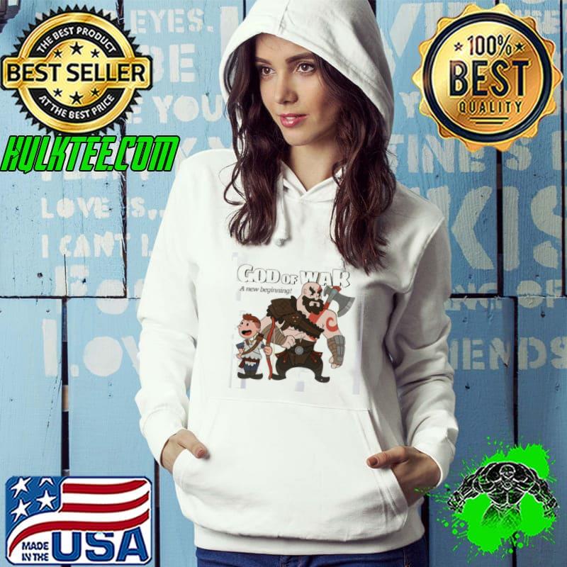 Cartoon art of god of war ragnarok a new beginning s Hoodie Cartoon art of god of war ragnarok a new beginning s Hoodie