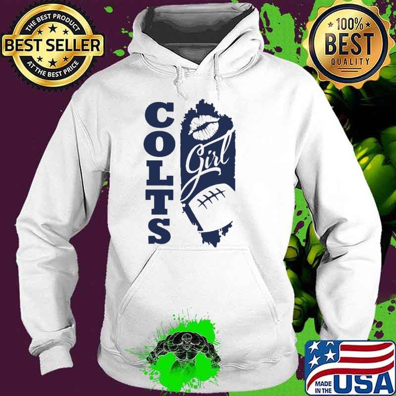 Colts Girl Lip Baseball Shirt Hoodie Colts Girl Lip Baseball Shirt Hoodie